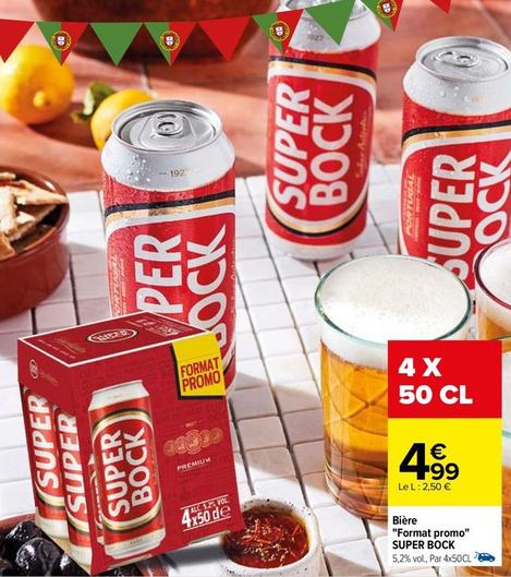 Super Bock - Biere Format Promo offre à 4,99€ sur Carrefour