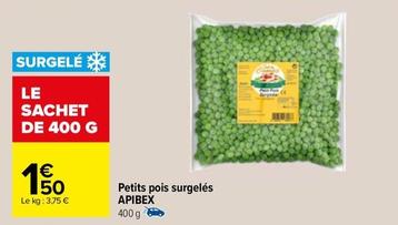 Apibex - Petits Pois Surgelés  offre à 1,5€ sur Carrefour