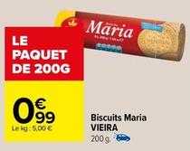Maria Vieira - Biscuits  offre à 0,99€ sur Carrefour