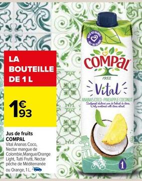 Compal - Jus De Fruits offre à 1,93€ sur Carrefour