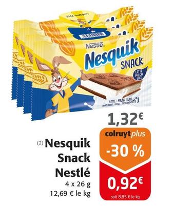 Nestlé - Nesquik Snack offre à 1,32€ sur Colruyt