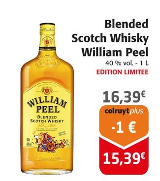 William Peel - Blended Scotch Whisky offre à 16,39€ sur Colruyt