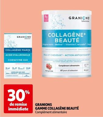 Granions - Gamme Collagène Beauté offre sur Auchan Hypermarché