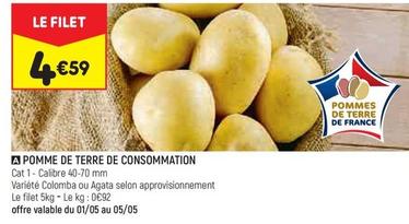 Pomme De Terre De Consommation offre à 4,59€ sur Leader Price