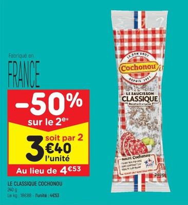 Sun - Le Classique Cochonou offre à 4,53€ sur Leader Price