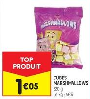 Cubes Marshmallows offre à 1,05€ sur Leader Price