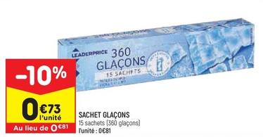 Sachet Glaçons offre à 0,73€ sur Leader Price