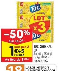 Lu - Tuc Original offre à 1,93€ sur Leader Price