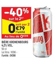 Kronenbourg - Bière offre à 0,98€ sur Leader Price