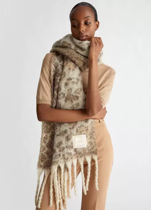 Étole avec motif animalier offre à 59€ sur Liu Jo