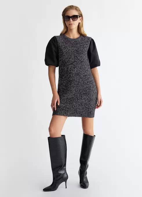 Robe en maille de laine et Lurex® offre à 109,95€ sur Liu Jo