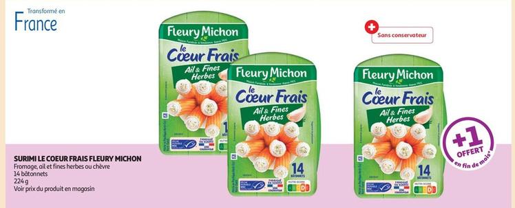 Fleury Michon - Surimi Le Coeur Frais offre sur Auchan Supermarché