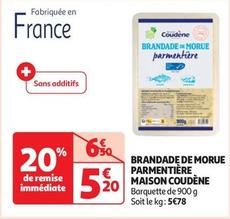 Coudène - Brandade De Morue Parmentière Maison  offre à 5,2€ sur Auchan Supermarché
