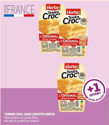 Herta - Tendre Croc Sans Croutes offre sur Auchan Hypermarché