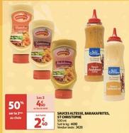 Barakafrites - Sauces Altesse offre à 3,2€ sur Auchan Hypermarché