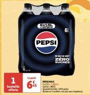 Pepsi - Max offre à 6,45€ sur Auchan Hypermarché