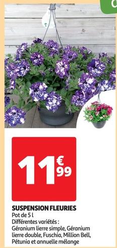 Suspension Fleuries offre à 11,99€ sur Auchan Hypermarché