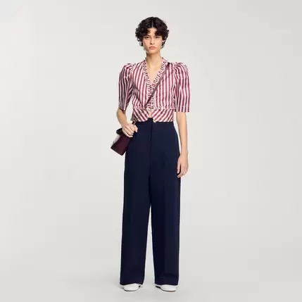 Pantalon de costume offre à 225€ sur Sandro