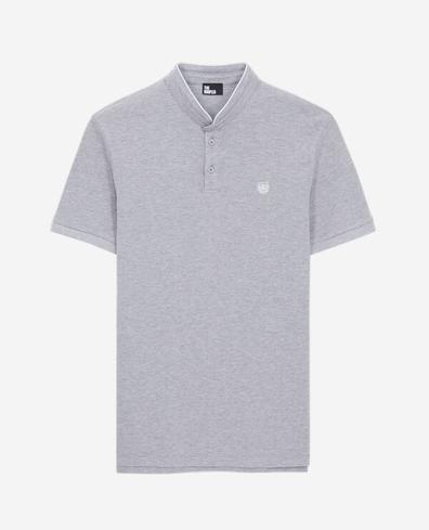 Polo gris clair en coton offre à 45€ sur The Kooples