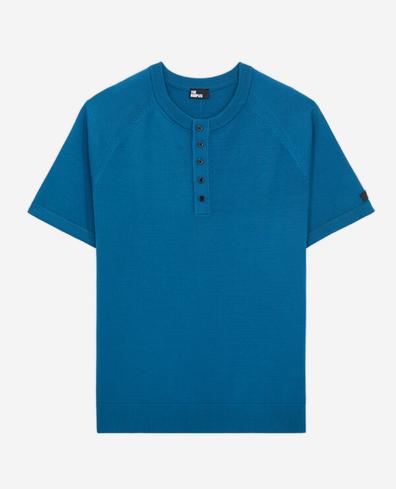 T-shirt Homme bleu en maille offre à 95€ sur The Kooples