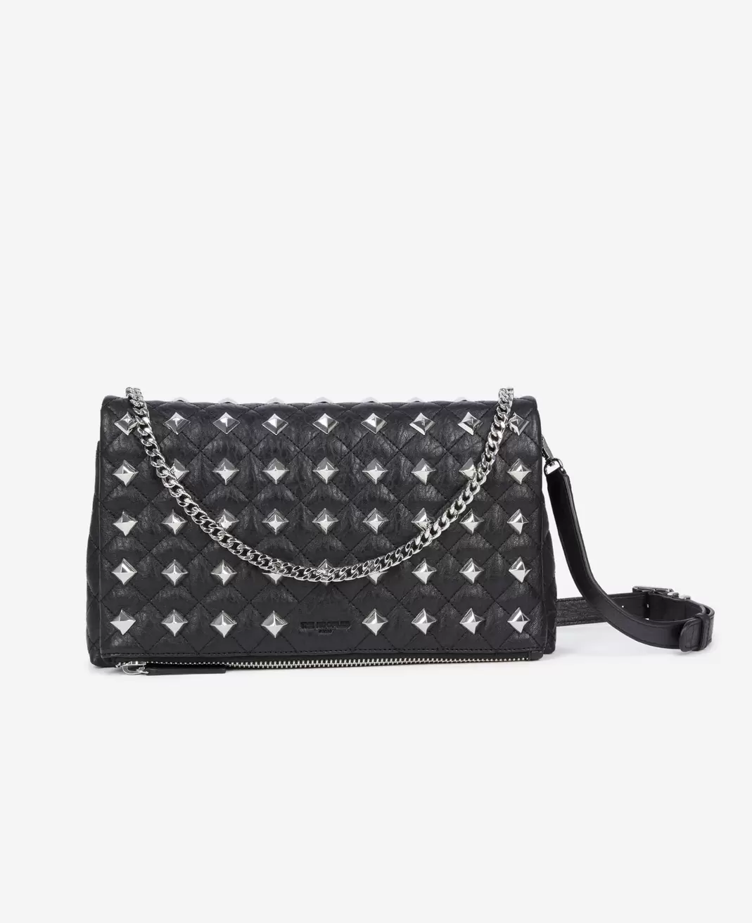 Pochette héritage medium en cuir noir offre à 395€ sur The Kooples