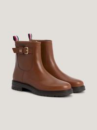 Bottines Essential en cuir à sangle offre à 89€ sur Tommy Hilfiger