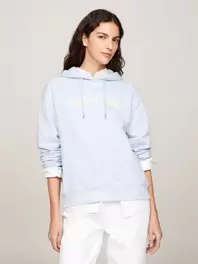 Sweat à capuche à monotype Hilfiger floqué offre à 74€ sur Tommy Hilfiger