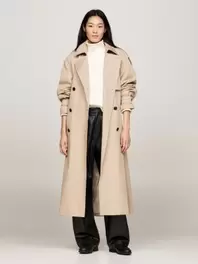 Trench-coat oversize long ceinturé offre à 399,9€ sur Tommy Hilfiger