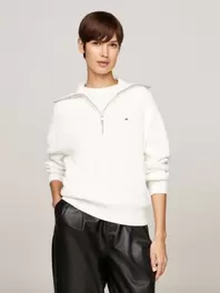 Pull décontracté zippé offre à 169,9€ sur Tommy Hilfiger