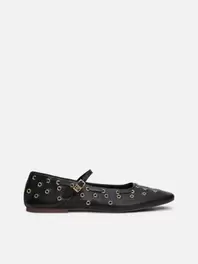 Ballerines Mary Jane en cuir à œillets offre à 139,9€ sur Tommy Hilfiger