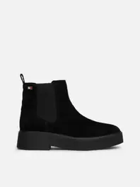 Bottes Chelsea chunky ton sur ton en daim offre à 159,9€ sur Tommy Hilfiger