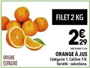 Oranges pour jus offre à 2,29€ sur Supeco
