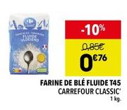 Farine de blé offre à 0,76€ sur Supeco