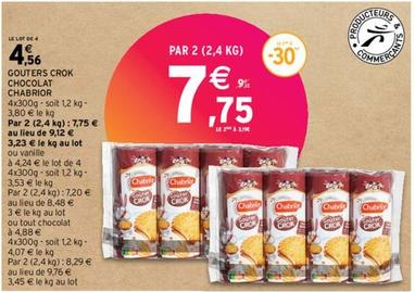 Chabrior - Gouters Crok Chocolat offre à 4,56€ sur Intermarché