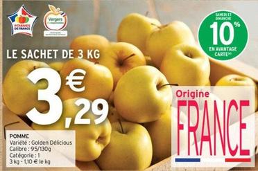 Pomme offre à 3,29€ sur Intermarché