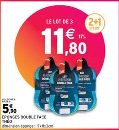Theo - Eponges Double Face offre à 5,9€ sur Intermarché