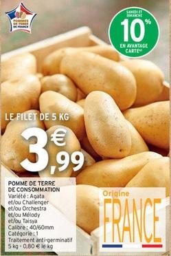 Pomme De Terre De Consommation offre à 3,99€ sur Intermarché
