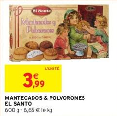 El Santo - Mantecados & Polvorones offre à 3,99€ sur Intermarché