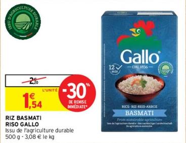 Riso Gallo - Riz Basmati offre à 1,54€ sur Intermarché