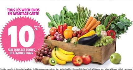Sur Tous Les Fruits Et Legumes Frais  offre sur Intermarché