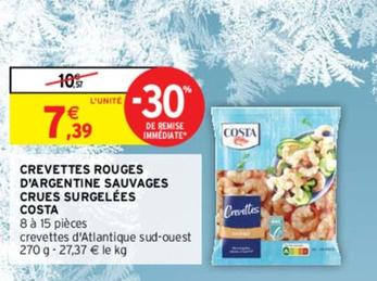 Crevettes surgelées offre à 7,39€ sur Intermarché