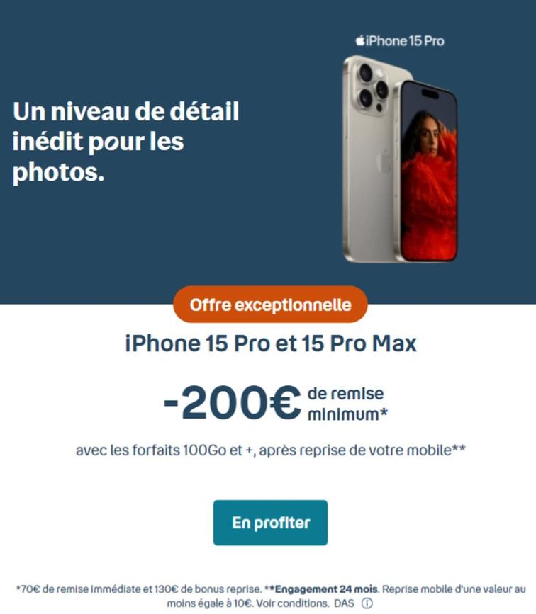 IPhone offre sur Bouygues Telecom