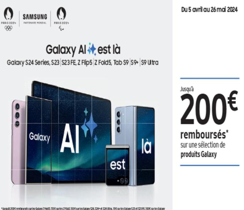 Samsung - Sur Une Sélection De Produits Galaxy offre sur LDLC