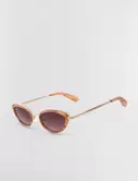 SIDE VIEW WOMEN'S ROSE GOLD/BLUSH 1994 OVAL CLASSIC SUNGLASSES offre à 98€ sur BCBG Maxazria