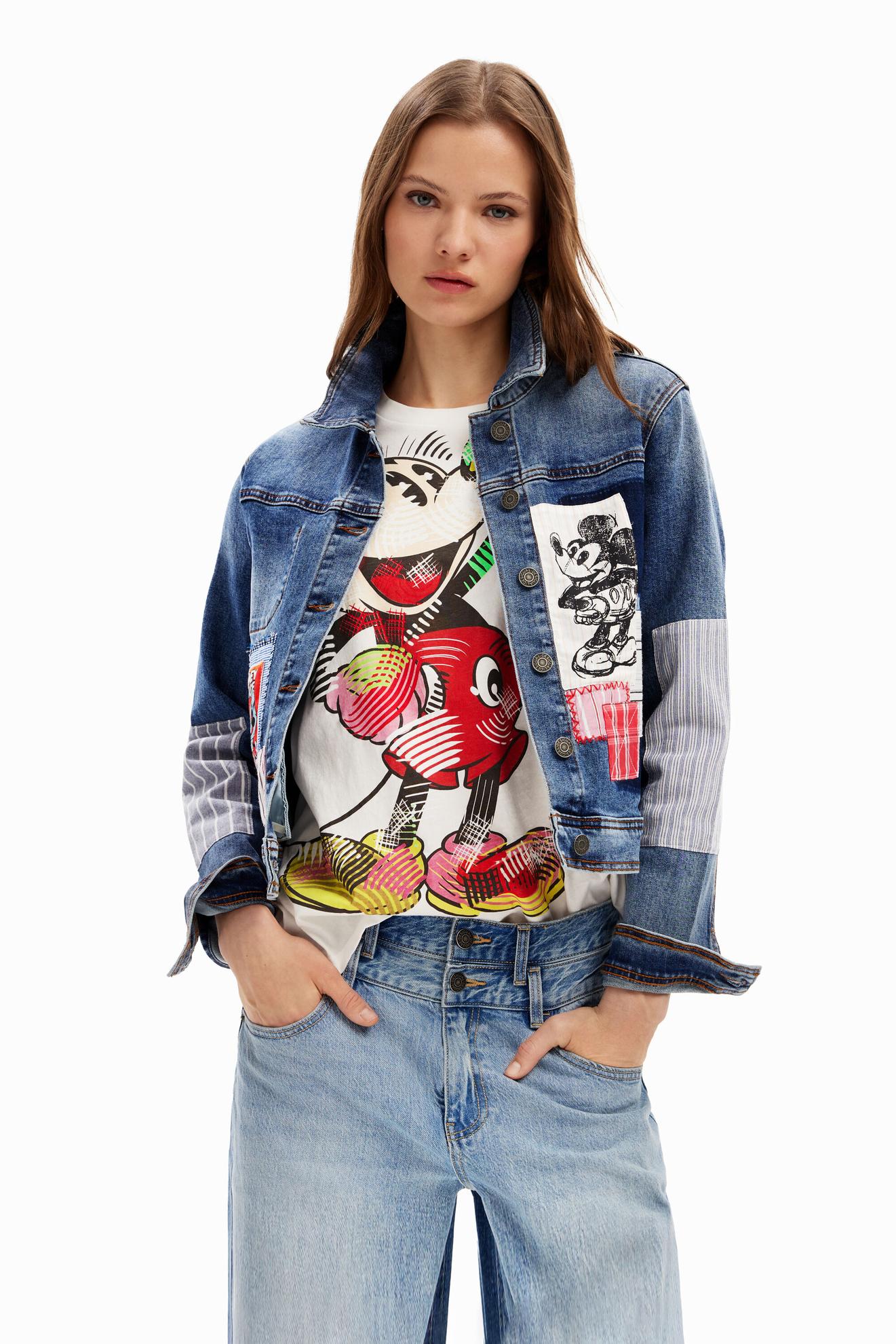 Veste jean patchwork Mickey Mouse offre à 104,3€ sur Desigual