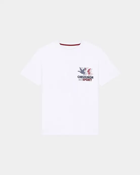 T-shirt sport blanc offre à 70€ sur Chevignon