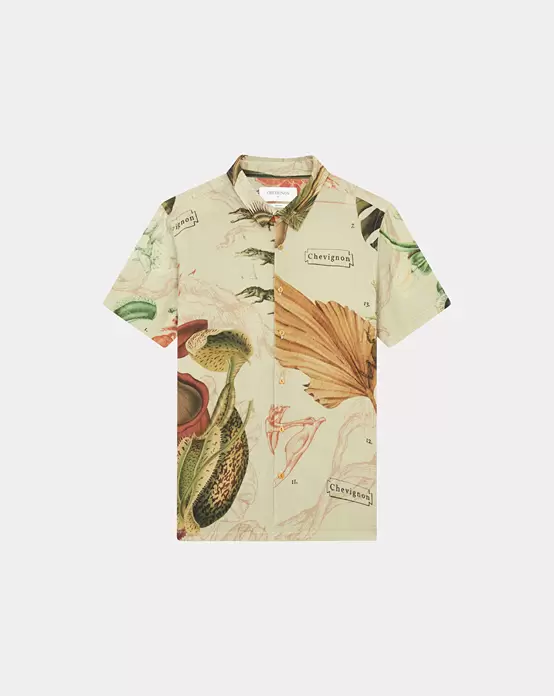 Chemise hawaien all over jungle vert offre à 140€ sur Chevignon