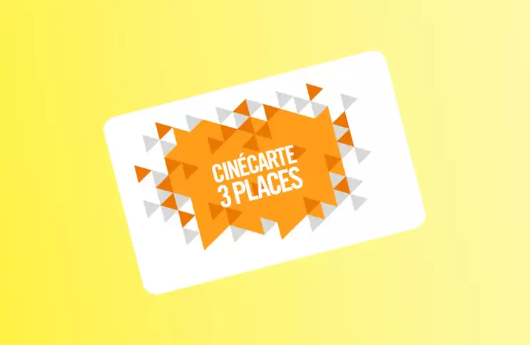 CinéCarte 3 Places offre à 24€ sur Cinémas Gaumont Pathé