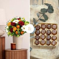 Fleurs et cadeaux - Alchimie + Chocolats offre à 47,9€ sur Florajet