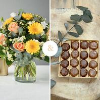 Fleurs et cadeaux - Happiness + Chocolats offre à 53,9€ sur Florajet